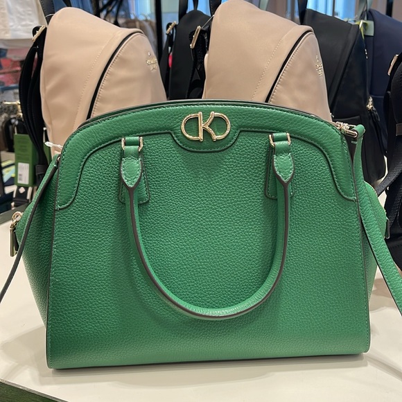 Kate Spade Kyla Large Satchel 
Green Bean
NWT - Picture 3 of 16